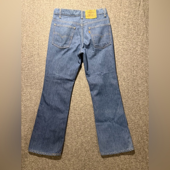 Levis 517 Vtg 70s 80s Jeans Mens 33x30 blue Orange tab 40517 0913 USA Saddleman